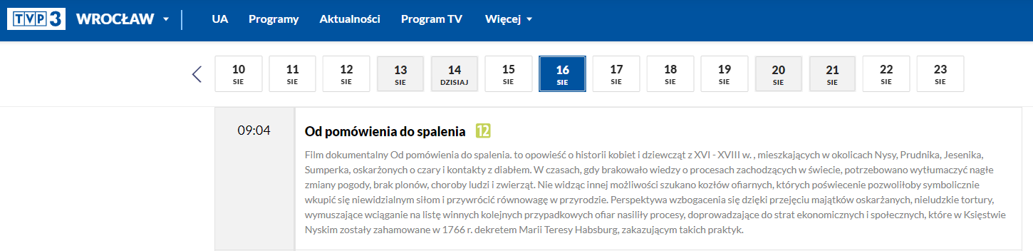 Od pomówienia do spalenia